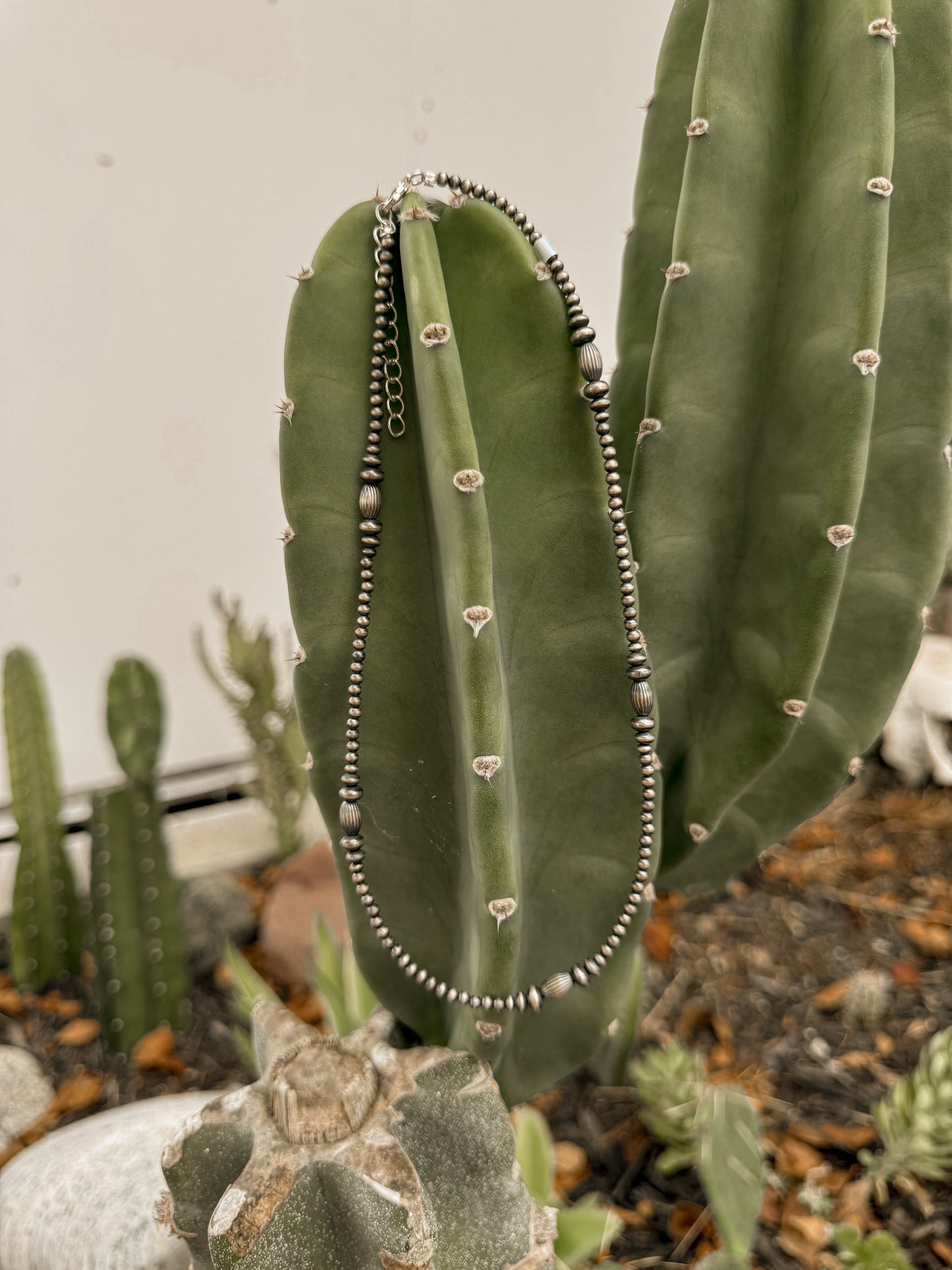 Silver Stallion Pearl Necklace