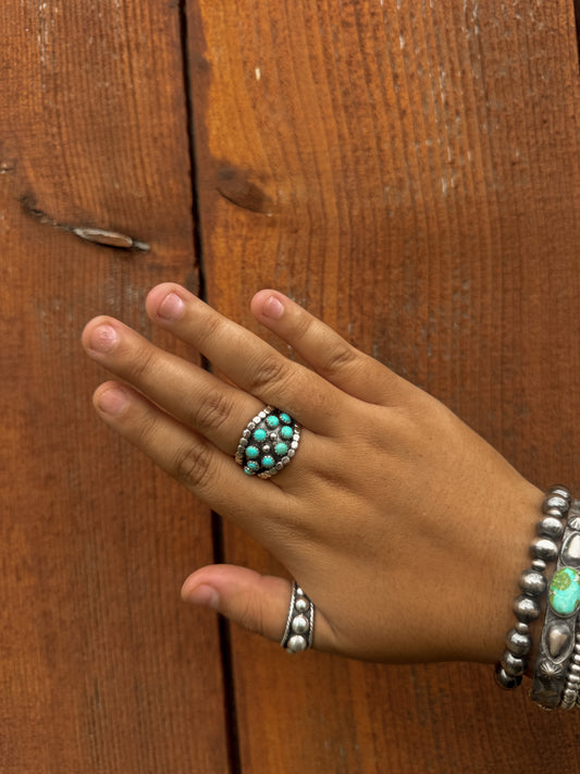 The Turquoise Bloom Ring
